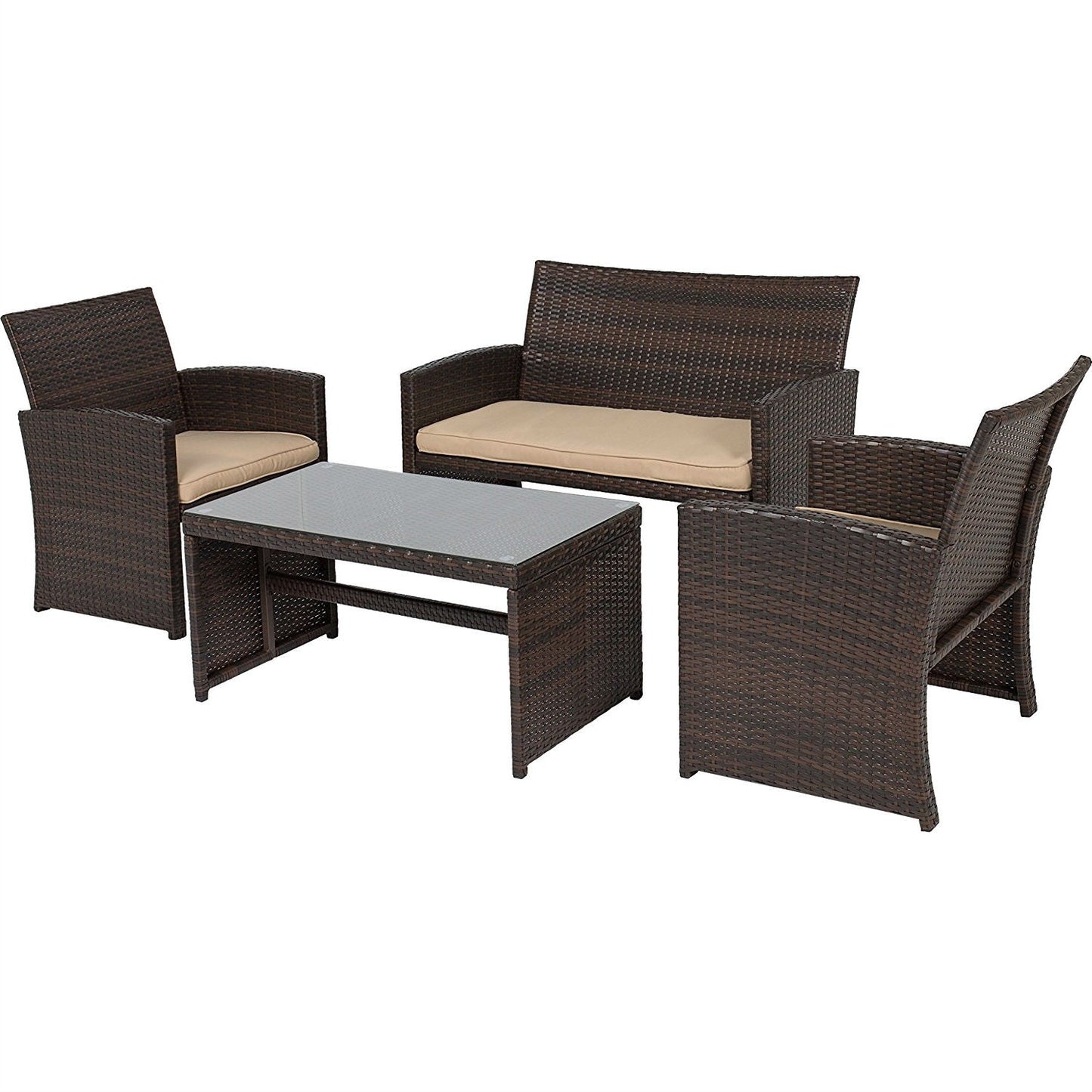 Mesa de comedor rectangular de patio de madera maciza de 59 x 31 pulgadas con agujero central para sombrilla