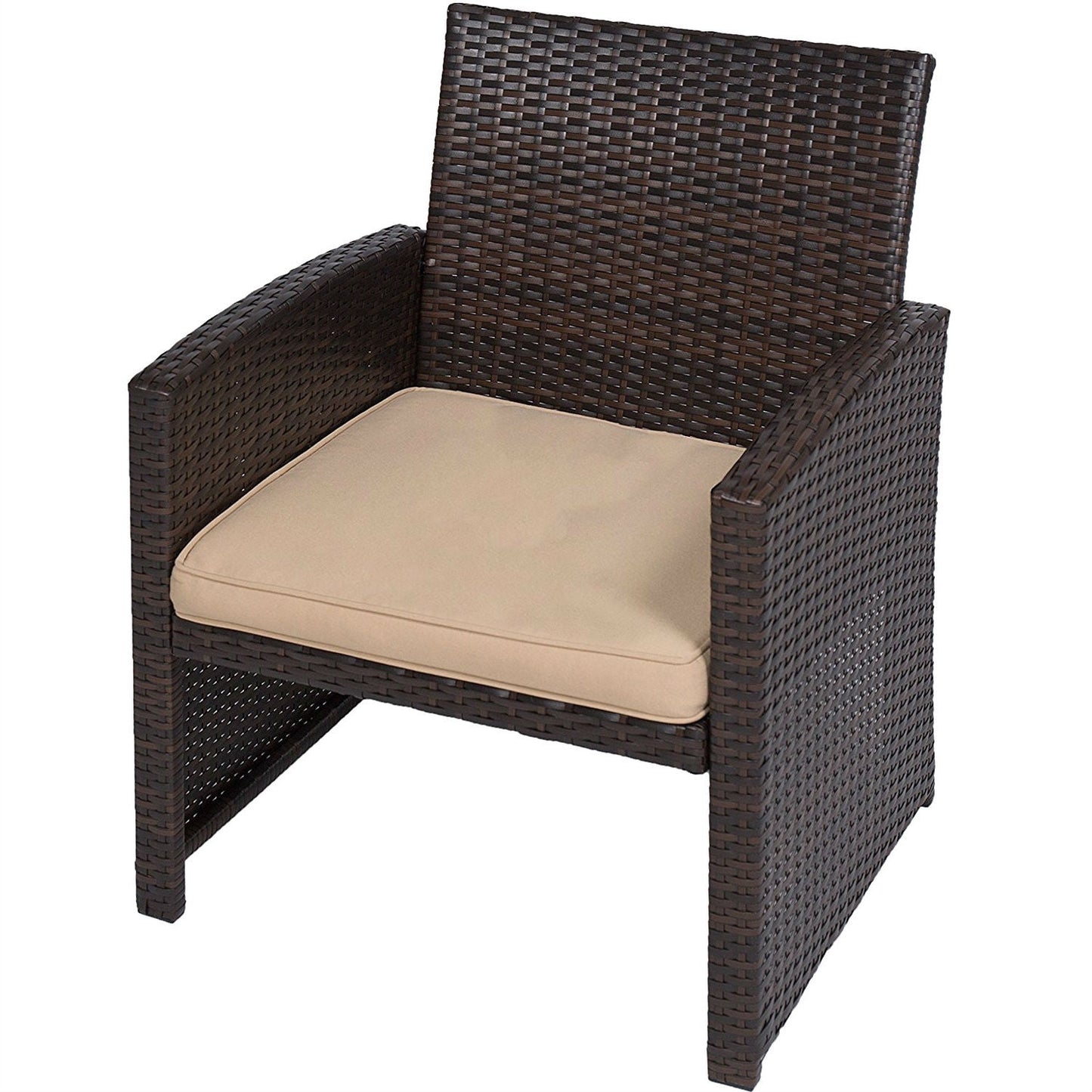 Mesa de comedor rectangular de patio de madera maciza de 59 x 31 pulgadas con agujero central para sombrilla