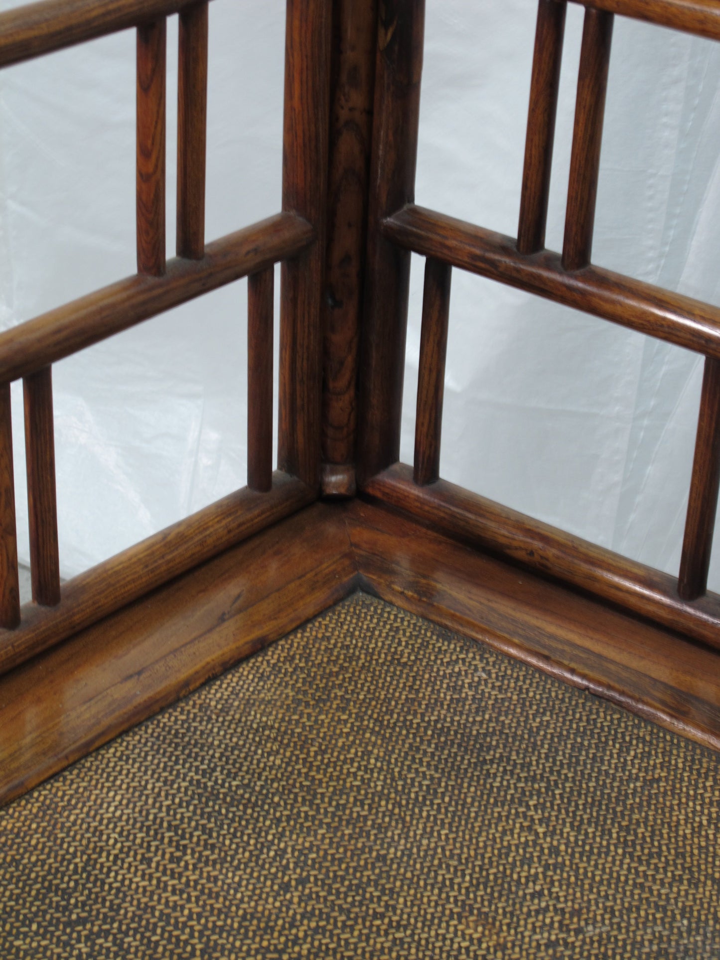 Cama con dosel china antigua
