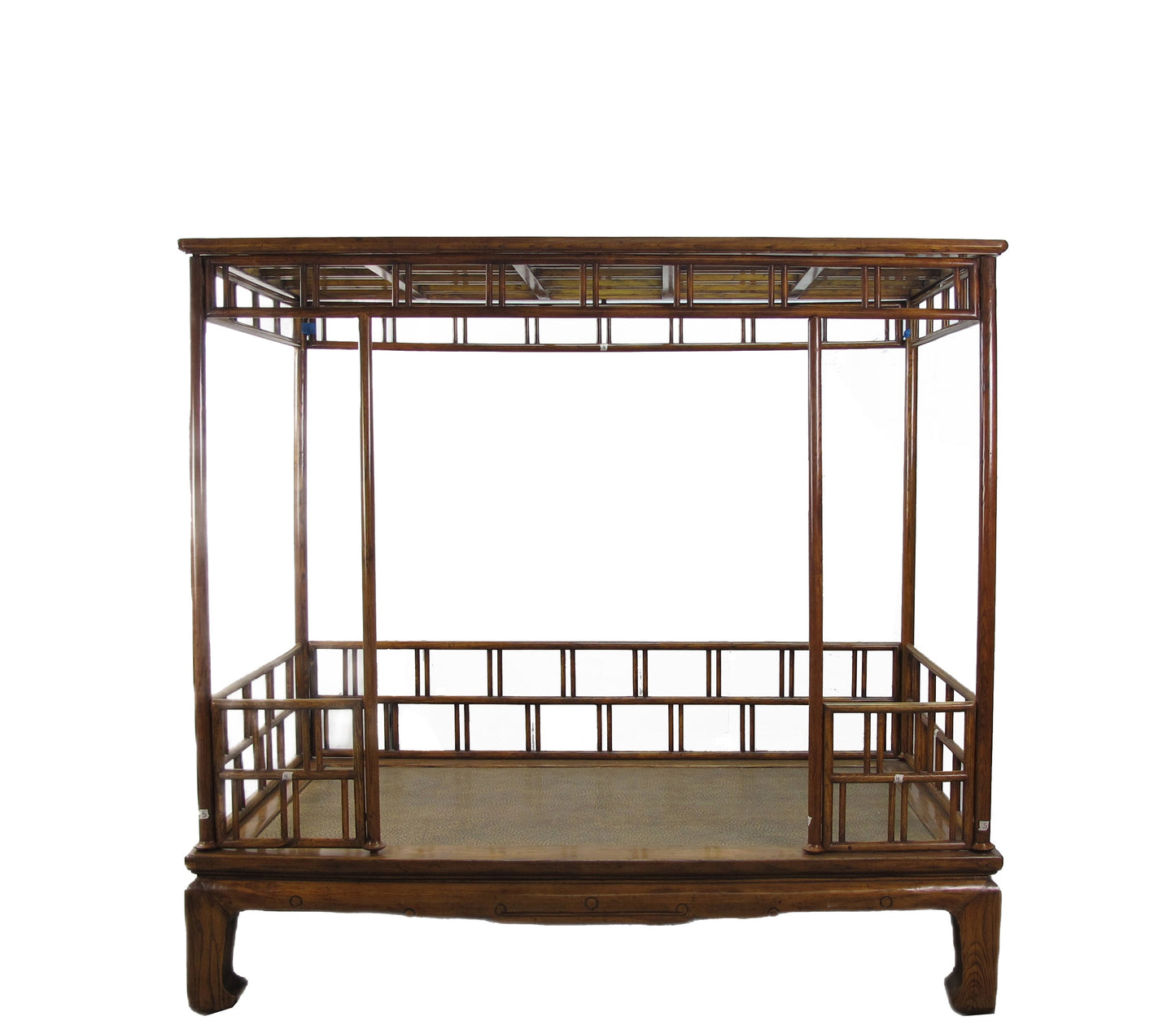 Cama con dosel china antigua