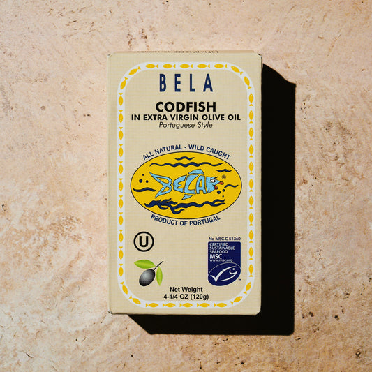 Bacalao en aceite de oliva virgen extra estilo portugués