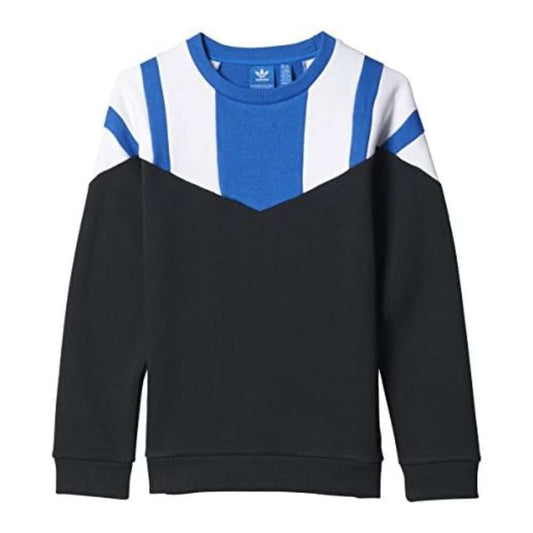 adidas Originals EQT de cuello redondo para niños grandes - Negro/Azul