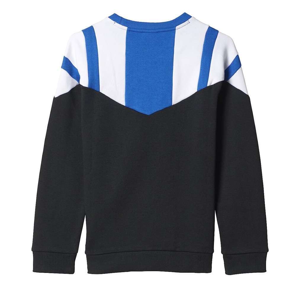 adidas Originals EQT de cuello redondo para niños grandes - Negro/Azul