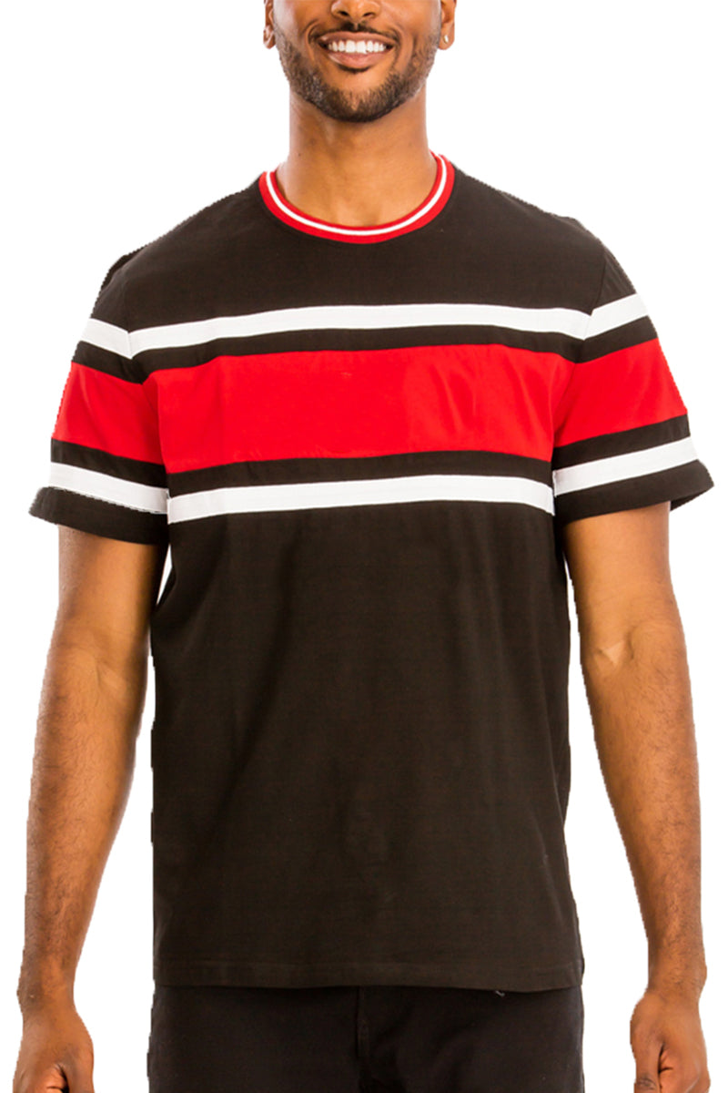 Vertical Color Block Tee