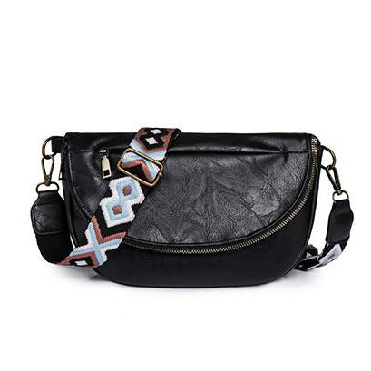 Bolso cruzado de cuero Callie Fold Over