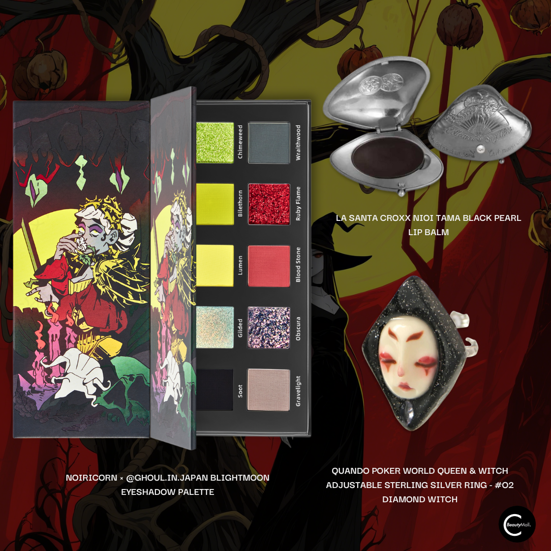 NOIRICORN × @ghoul.in.japan BLIGHTMOON Eyeshadow Palette