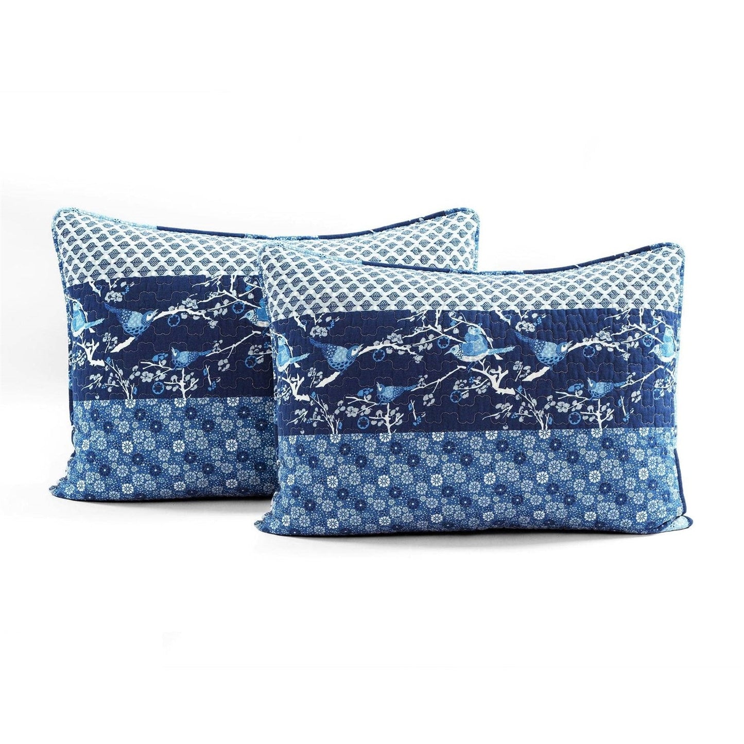 Juego de edredón liviano reversible King Size Blues Boho