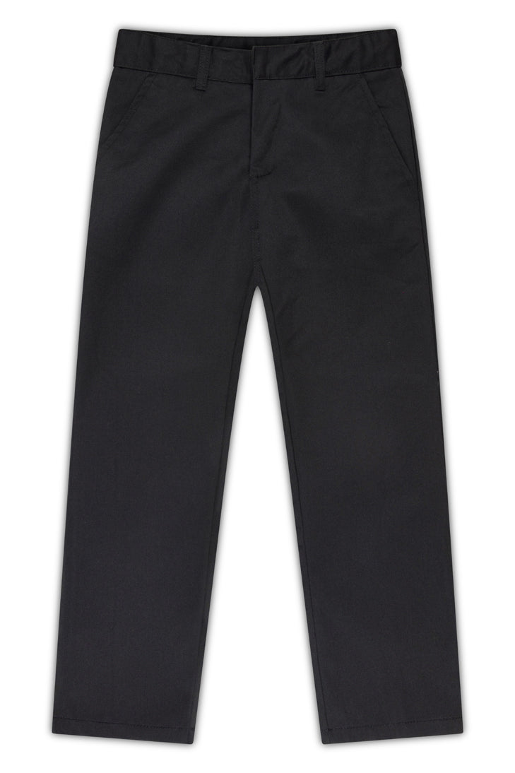 Boys Husky Flat Front Pants