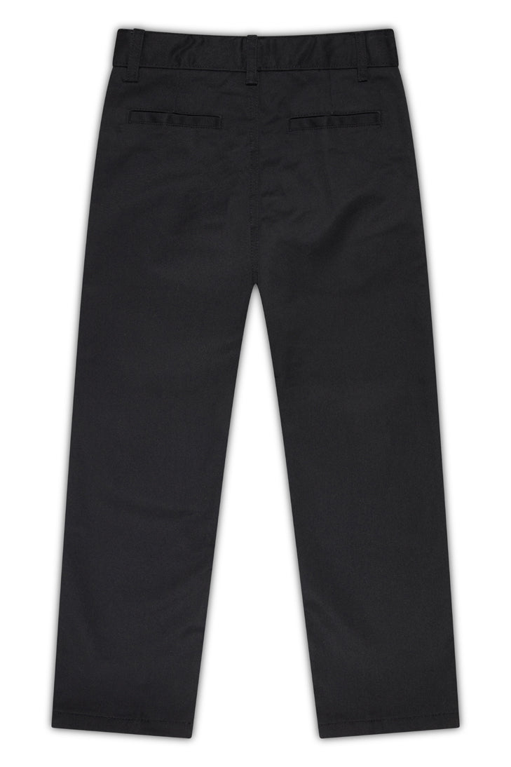 Boys Husky Flat Front Pants