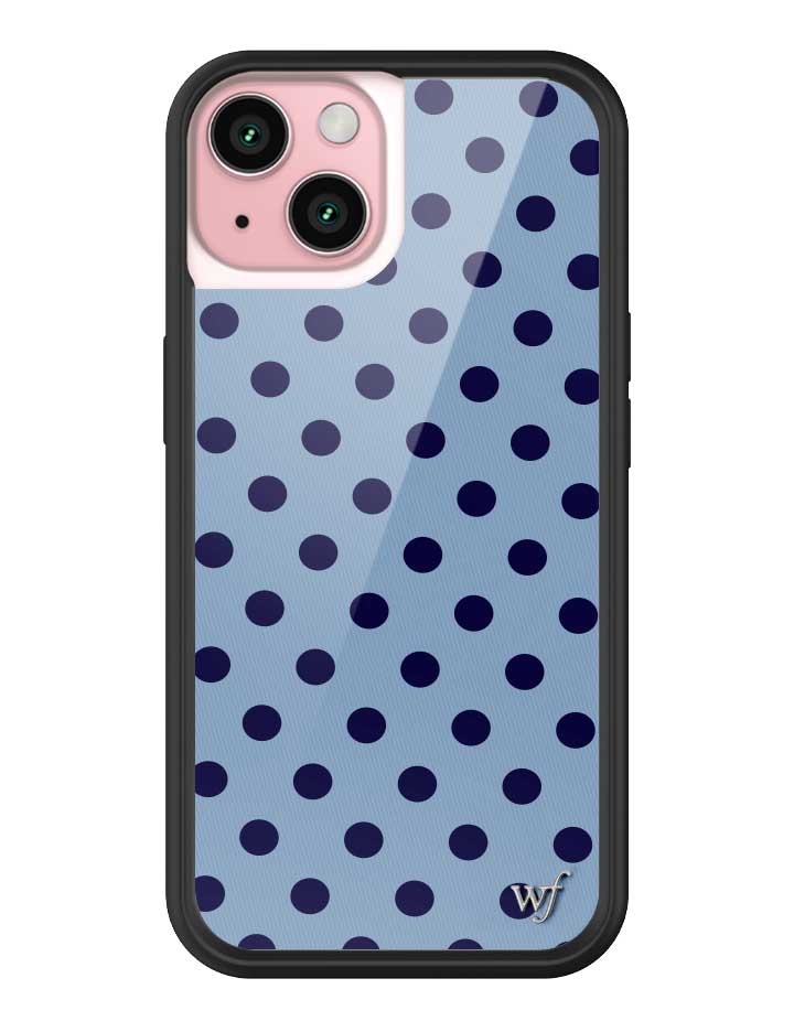 Polka Dot | Blue and Navy Blue iPhone Case