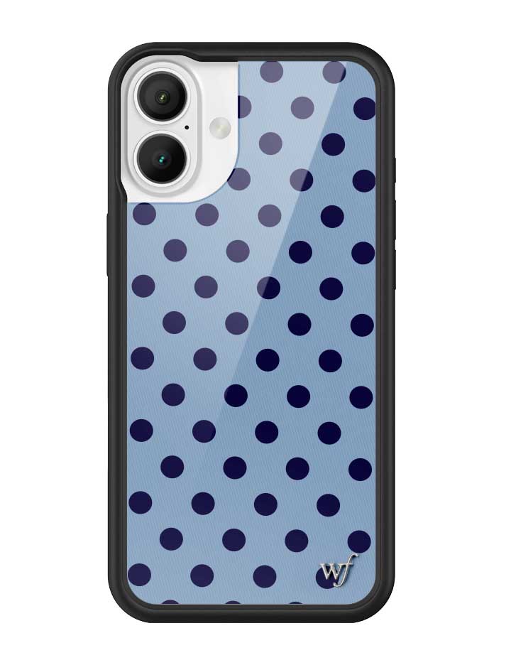 Polka Dot | Blue and Navy Blue iPhone Case