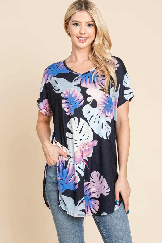 Camisetas Trendsi Pantalones Cortos - Camiseta de Manga Corta con Cuello Redondo Estampada BOMBOM