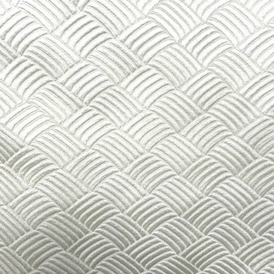 Ivory Bonanza Jacquard, Quilted Look Tablecloth – Custom Size Wedding & Home Décor Linen