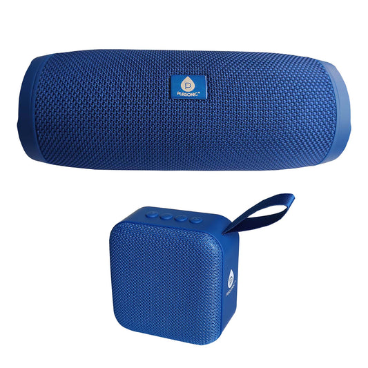 Pursonic Wireless Sound Duo – Parlantes inalámbricos portátiles y de alta calidad para un audio inmersivo de 360°