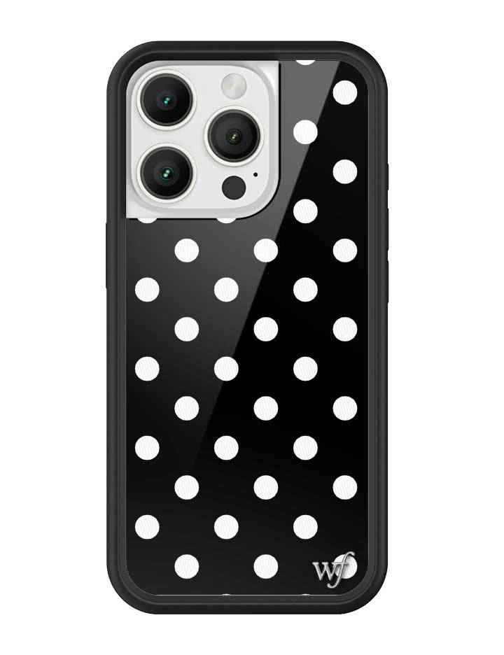Polka Dot | Black and White iPhone Case