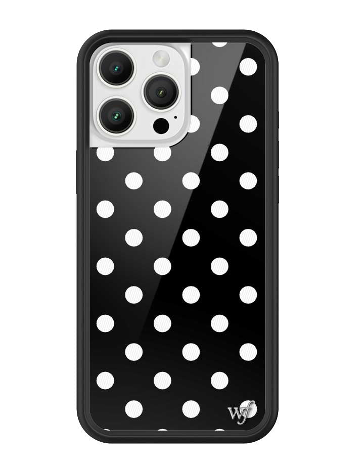 Polka Dot | Black and White iPhone Case