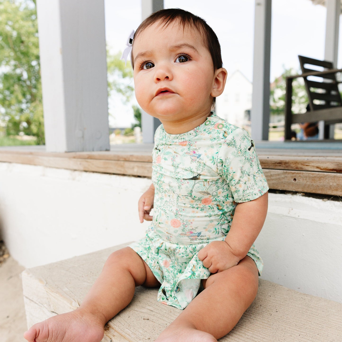 Vestido con body Sage Blossom Bamboo Twirl