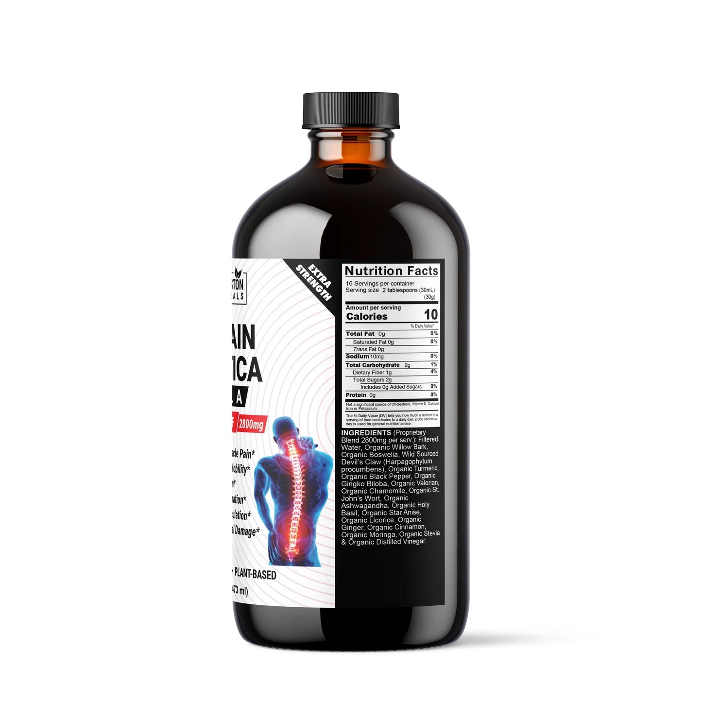 Back Pain & Sciatica Organic Liquid Herbal Formula