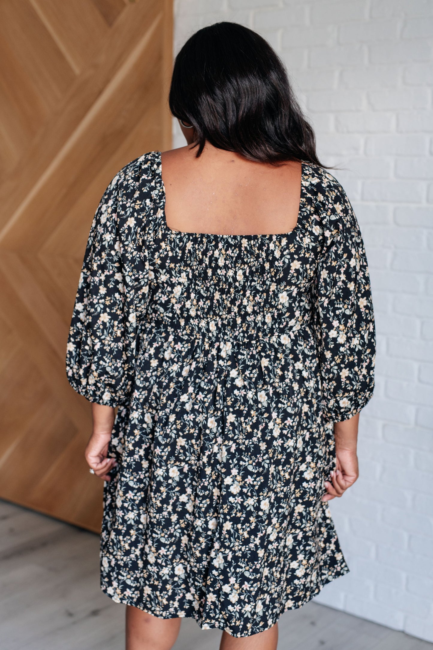 Vestido floral Volver al principio