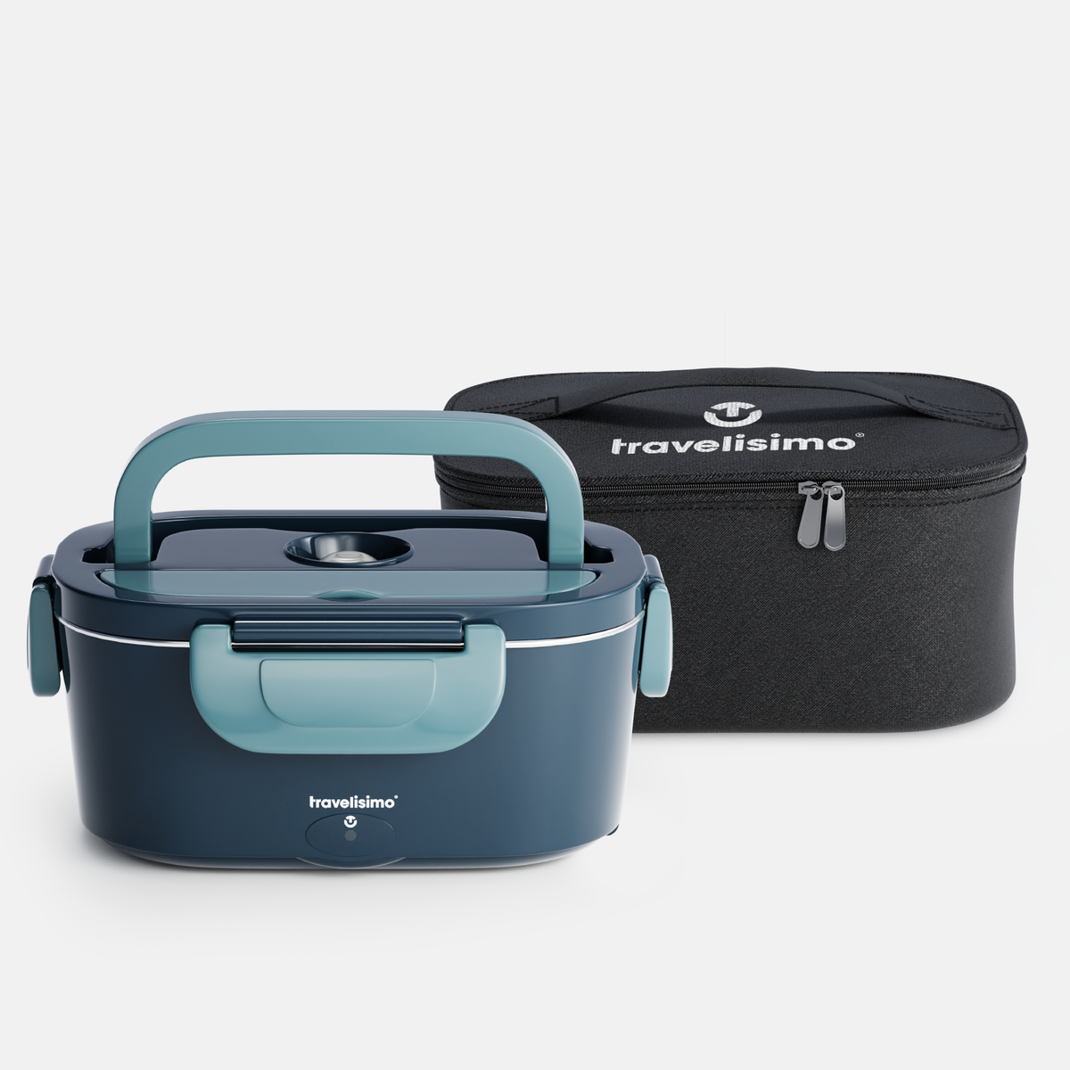 Bari Electric Lunch Box + Carry Bag - Dark Blue