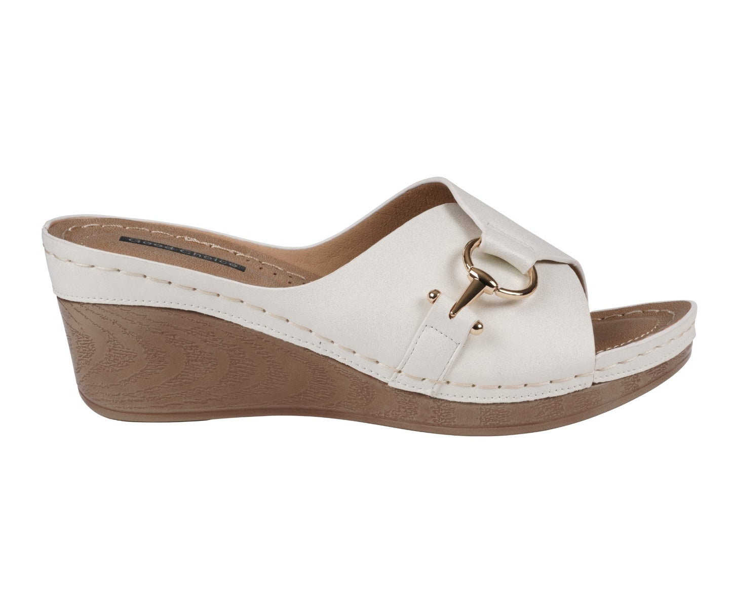 Sandalias de cuña blancas para mujer de Women's Bay