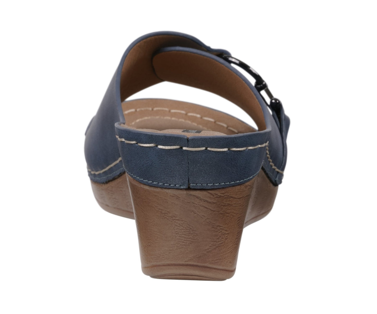 Sandalias de cuña Navy para mujer