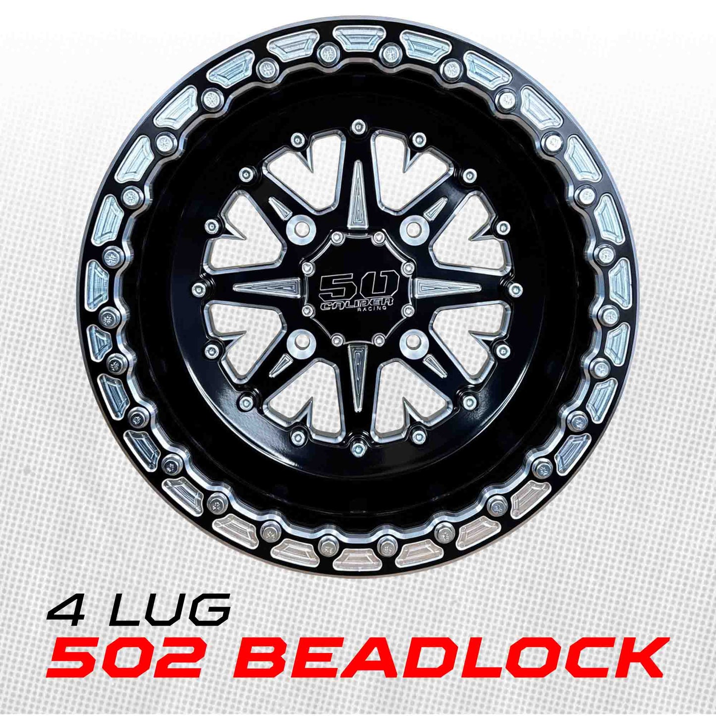 502 Billet Aluminum Beadlock wheel Black