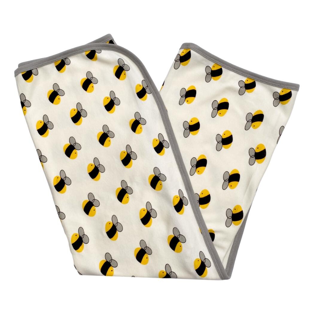 Manta de Algodón Orgánico Certificado GOTS - Abeja