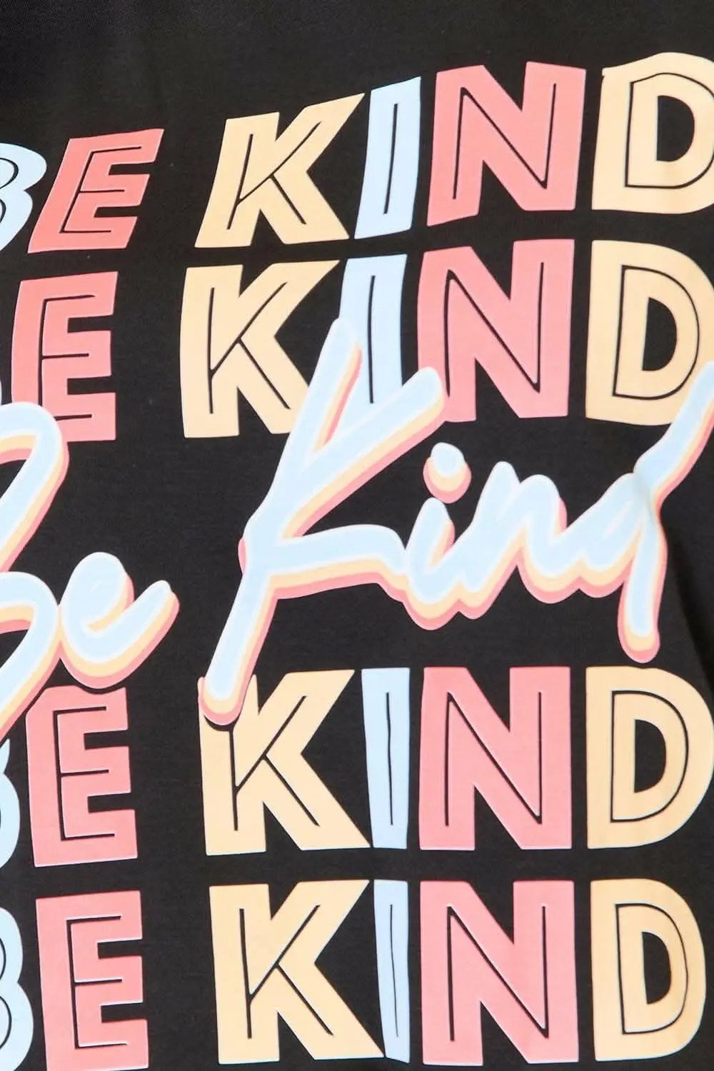 T-Shirts Trendsi Be Kind Positivity Infusion Tee - Clothing & Apparel