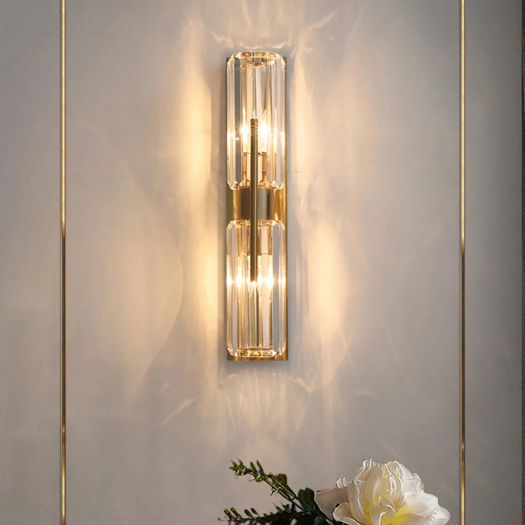 Lámpara de pared de cristal Bepuzz