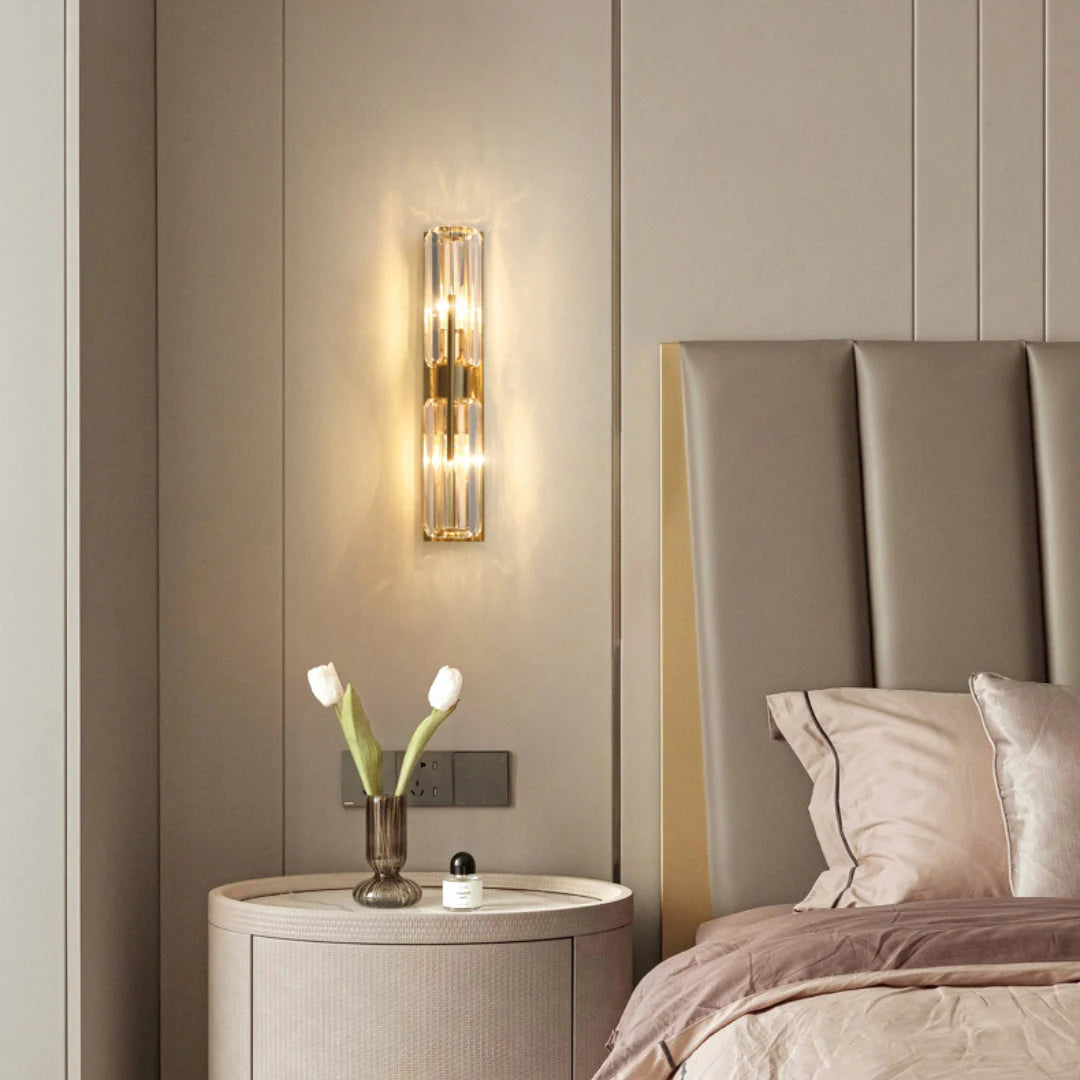 Lámpara de pared de cristal Bepuzz