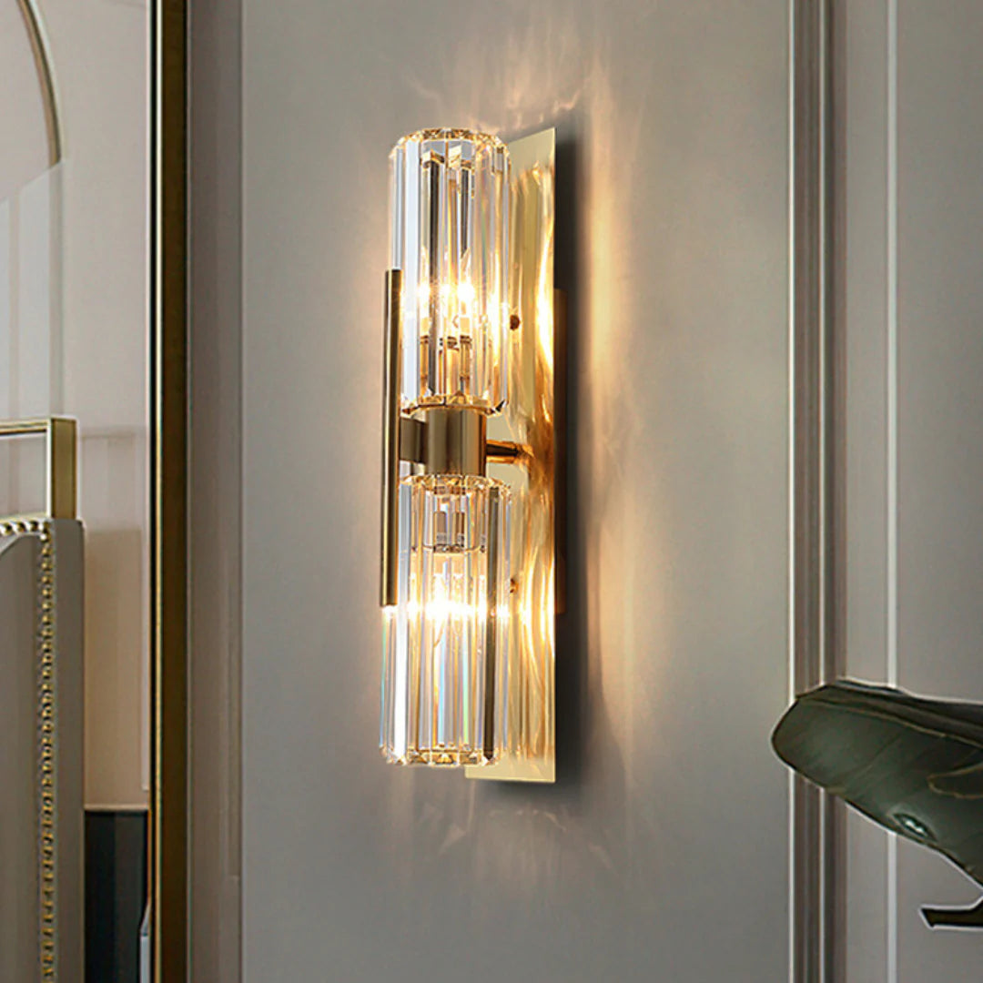 Lámpara de pared de cristal Bepuzz