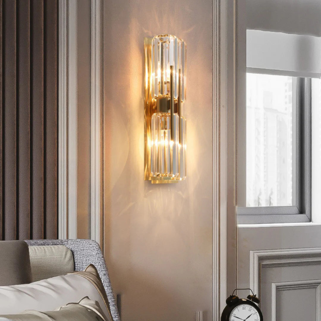 Lámpara de pared de cristal Bepuzz