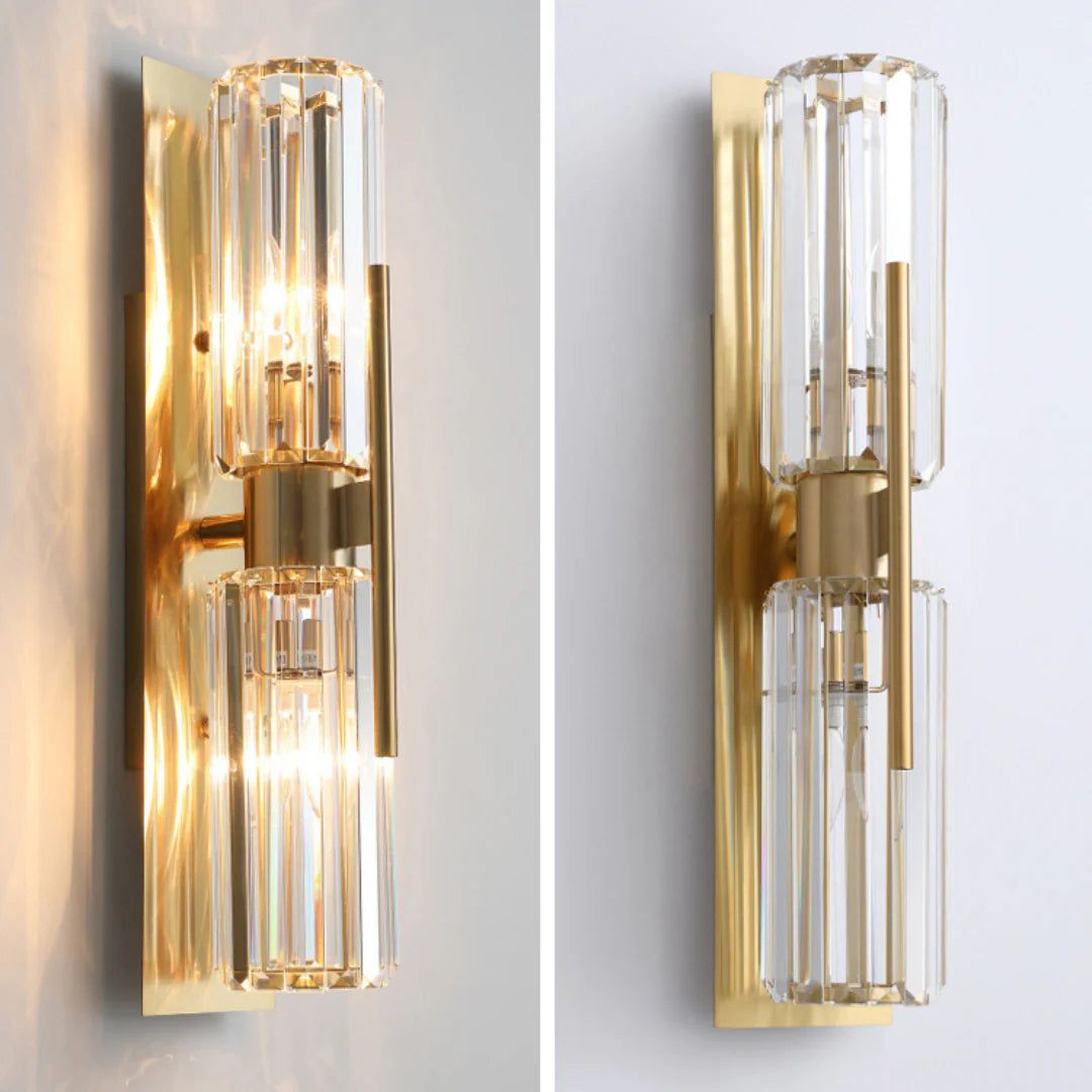Lámpara de pared de cristal Bepuzz