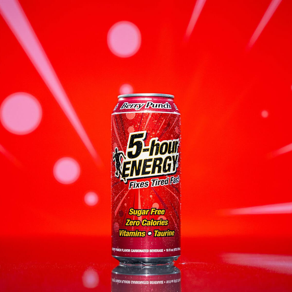 Bebida energética 5-hour ENERGY sabor ponche de bayas, extra fuerte, paquete de 12