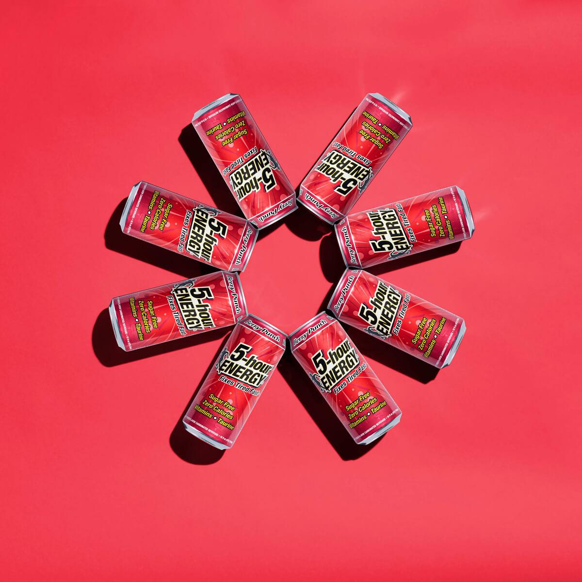 Bebida energética 5-hour ENERGY sabor ponche de bayas, extra fuerte, paquete de 12