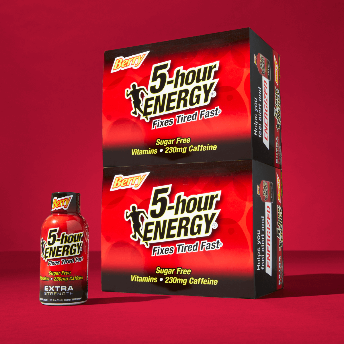 Bebidas energéticas 5-hour ENERGY de potencia extra sabor bayas
