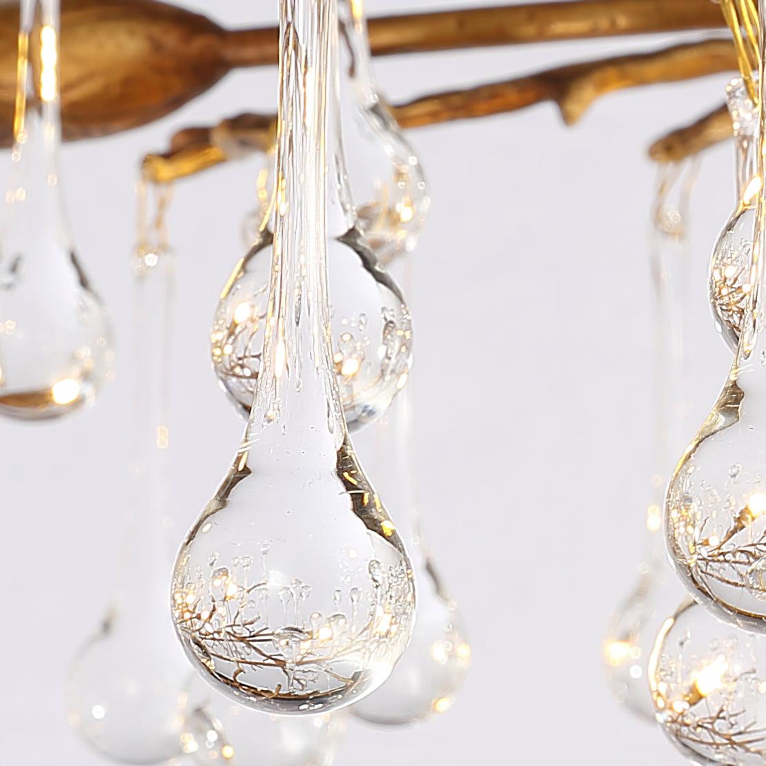 Araña de lágrimas de cristal Bijou rama de árbol