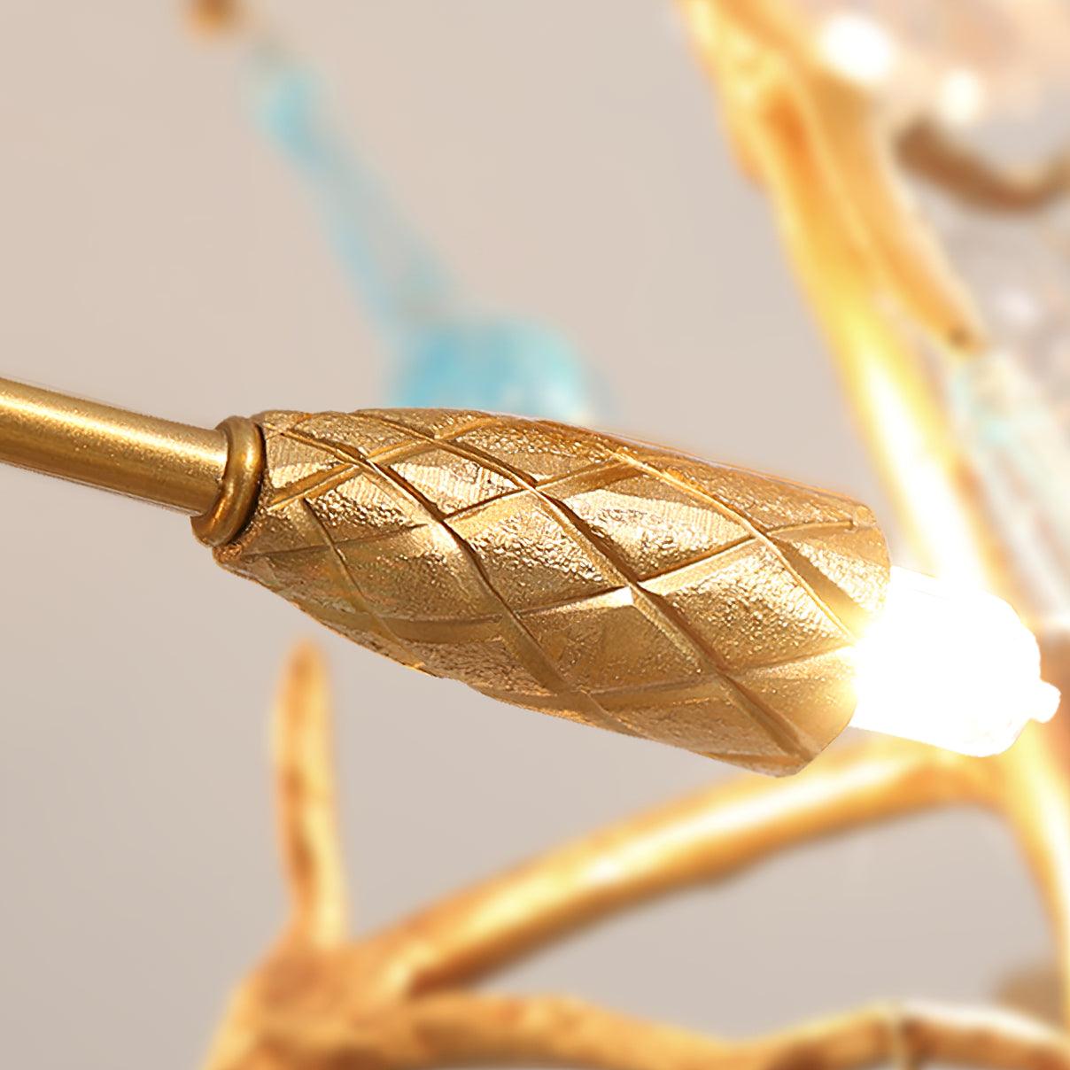 Araña de lágrimas de cristal Bijou rama de árbol