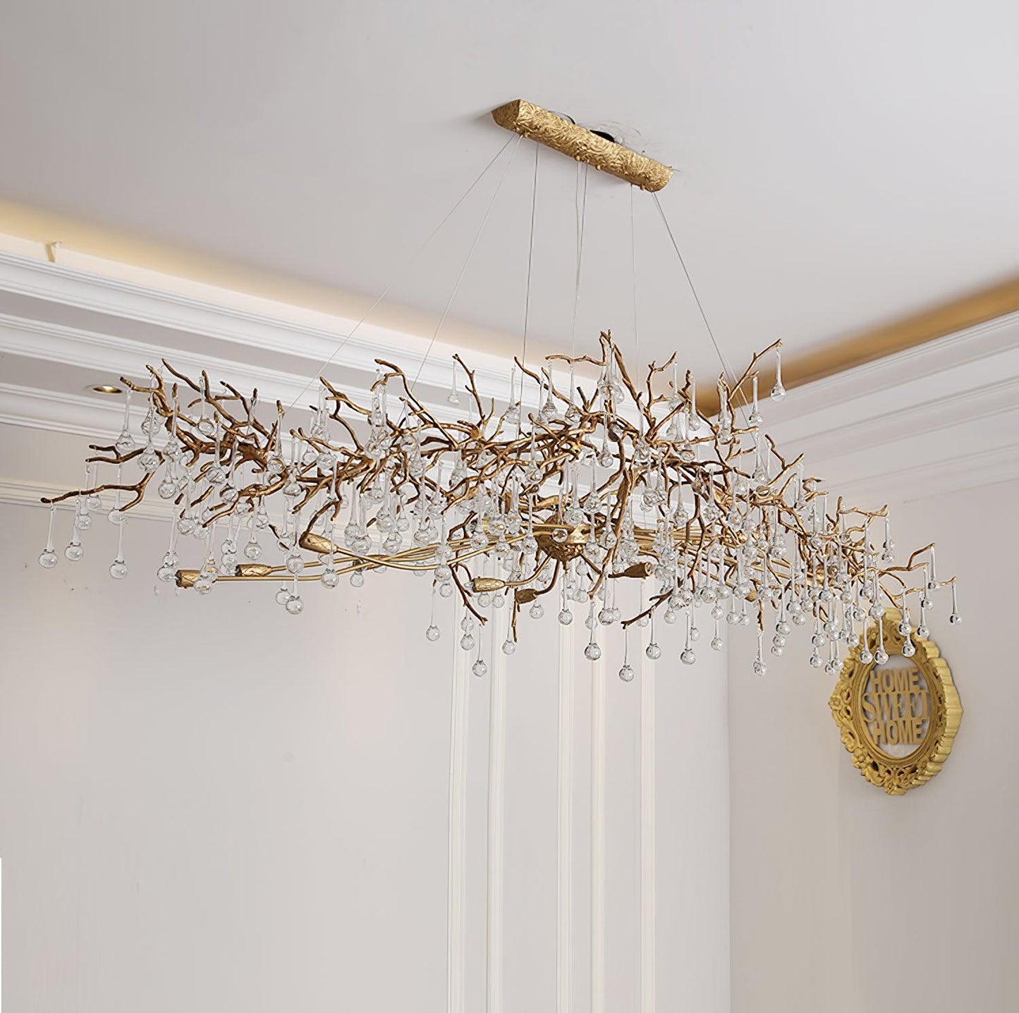 Araña de lágrimas de cristal Bijou rama de árbol