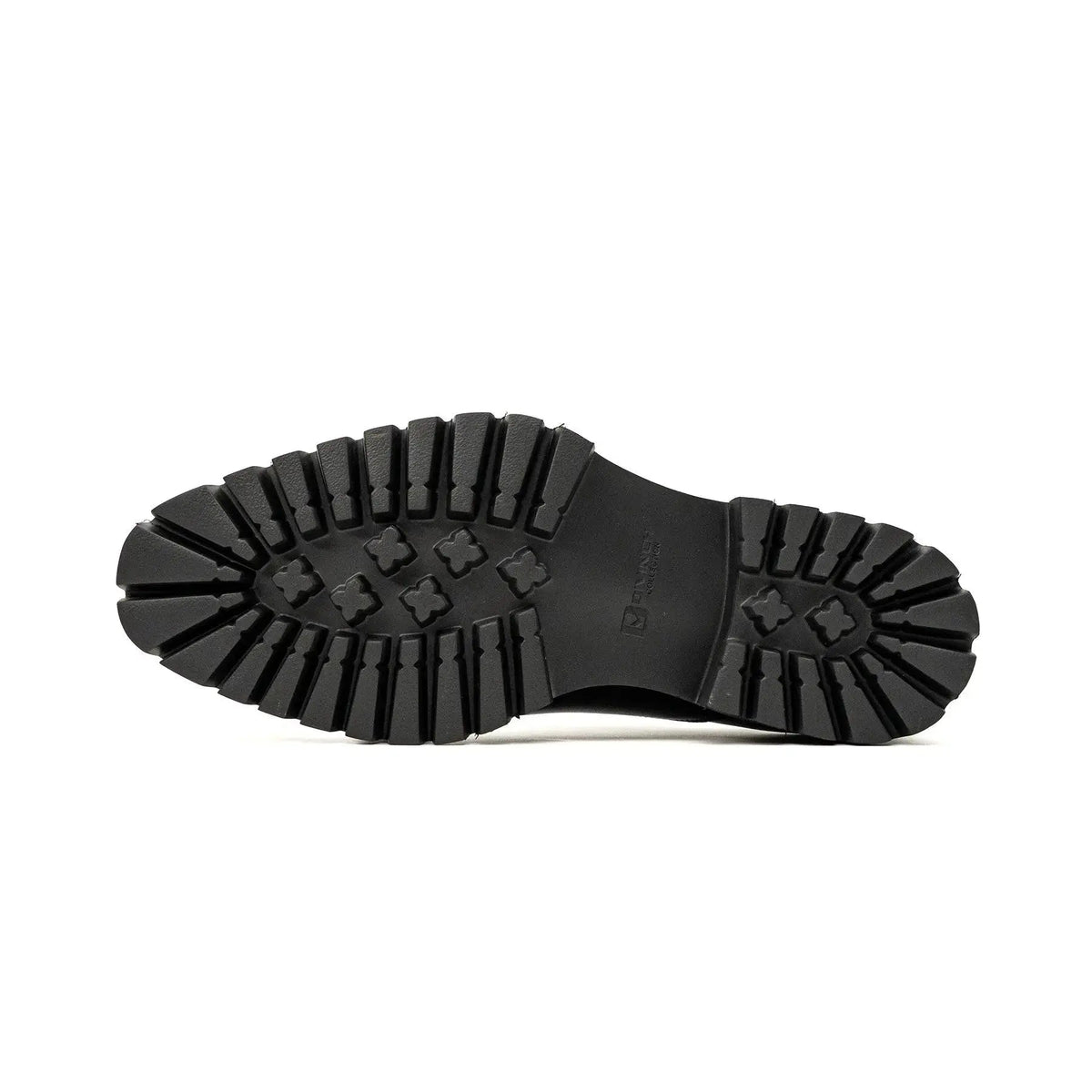 Black Cap-Toe Calf Leather Oxford Shoes