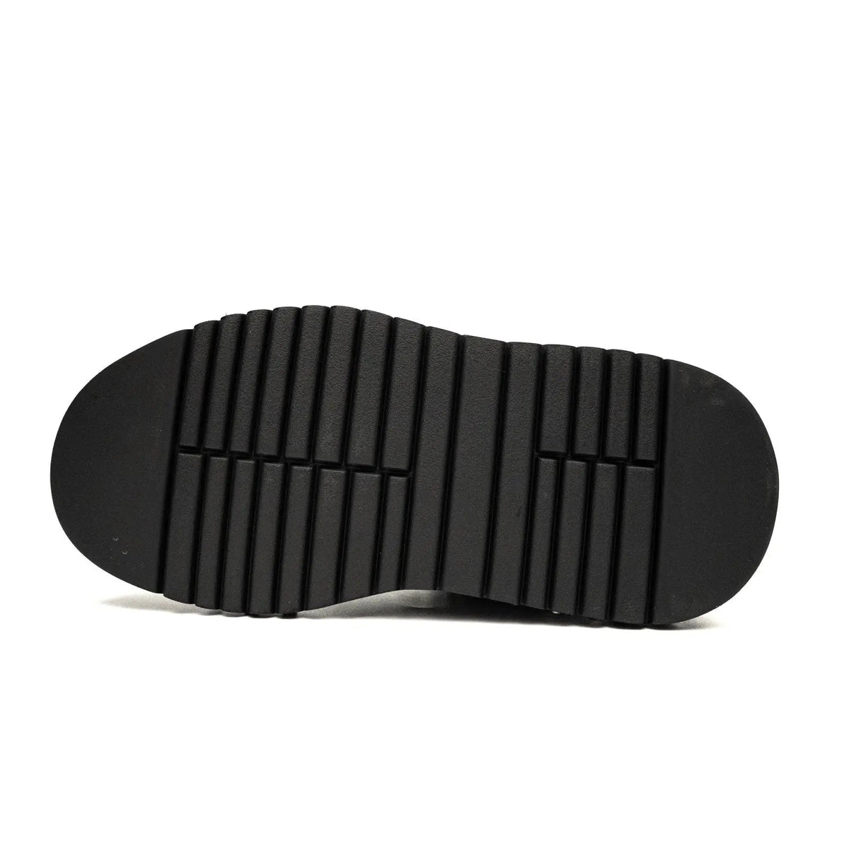 Black Studded Calf Leather Derby Shoes