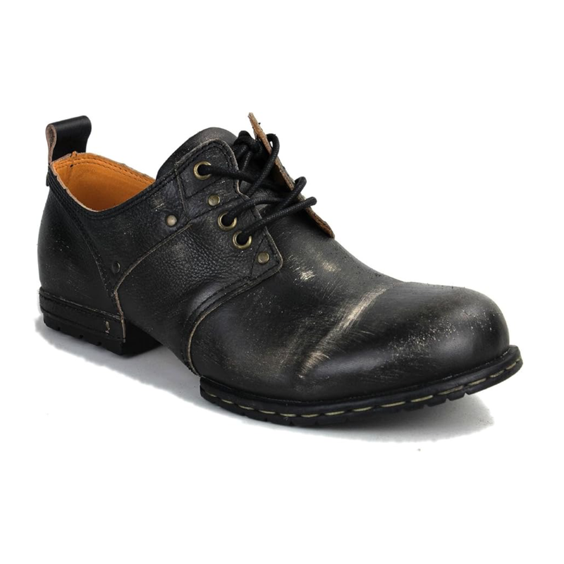Botines Chukka Retro de Cuero para Hombre OS-6015-1-Retro-Style-R