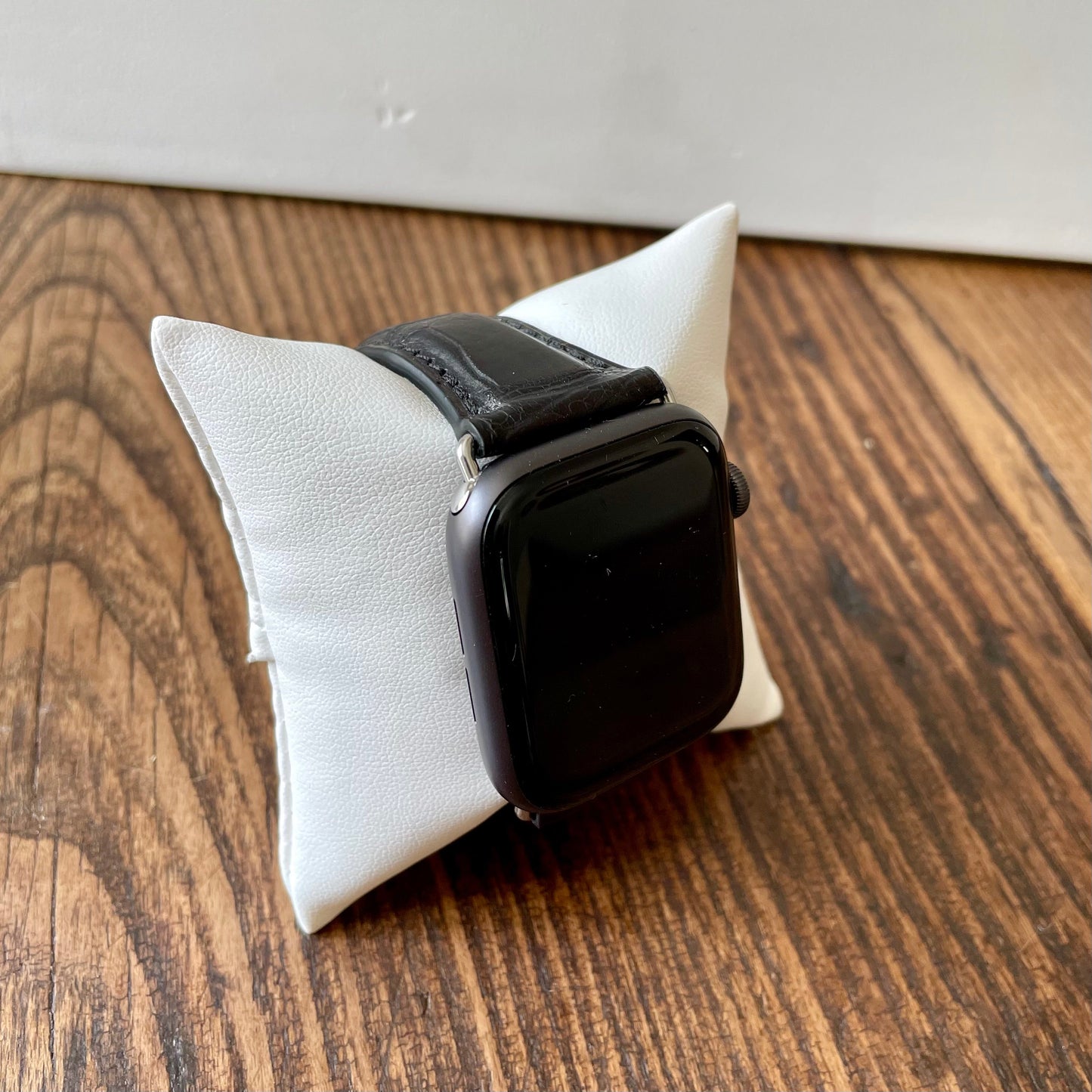 Apple Watch Band, Black Matte Alligator