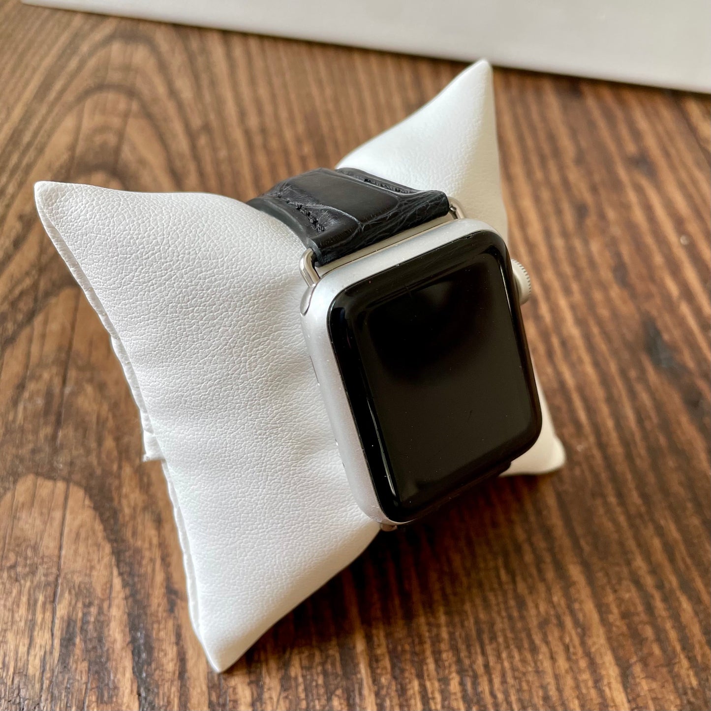 Apple Watch Band, Black Matte Alligator