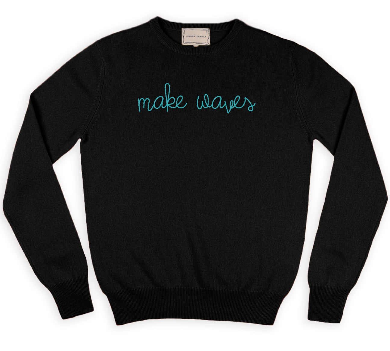 Make Waves Cashmere Sweater