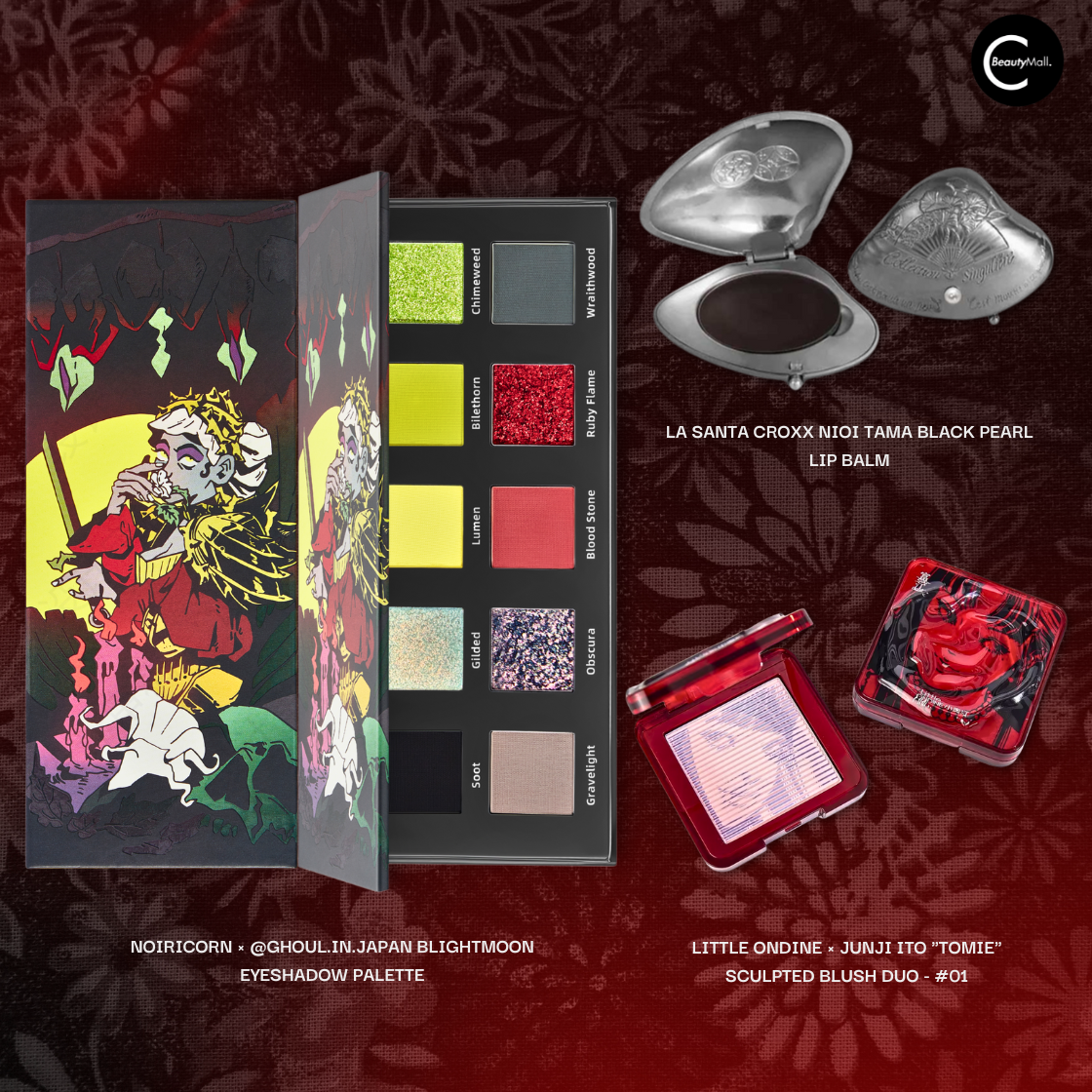 Paleta de sombras de ojos NOIRICORN × @ghoul.in.japan BLIGHTMOON