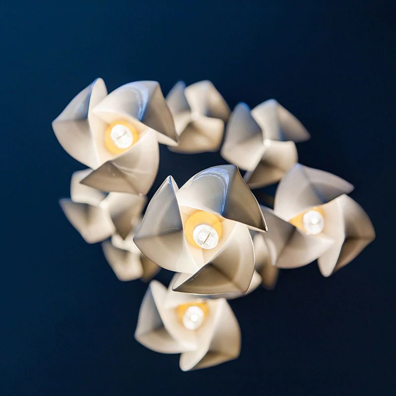 Lámpara colgante Bloom Porcelain Petals