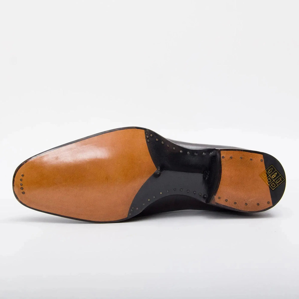 Black Wingtip Crocodile Leather Derby Shoes