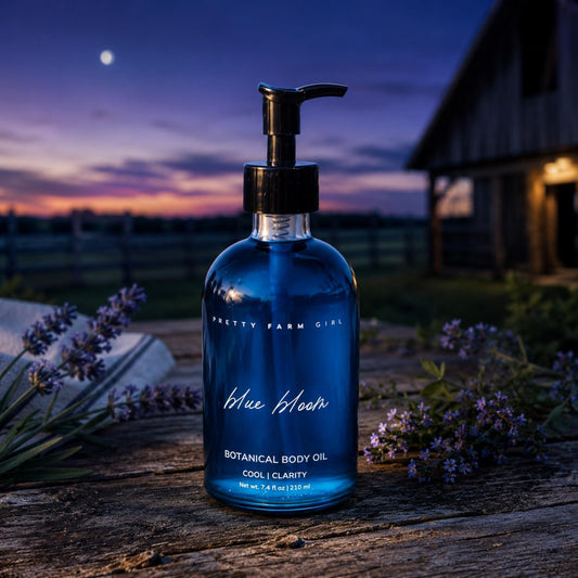 Aceite corporal botánico natural Blue Bloom